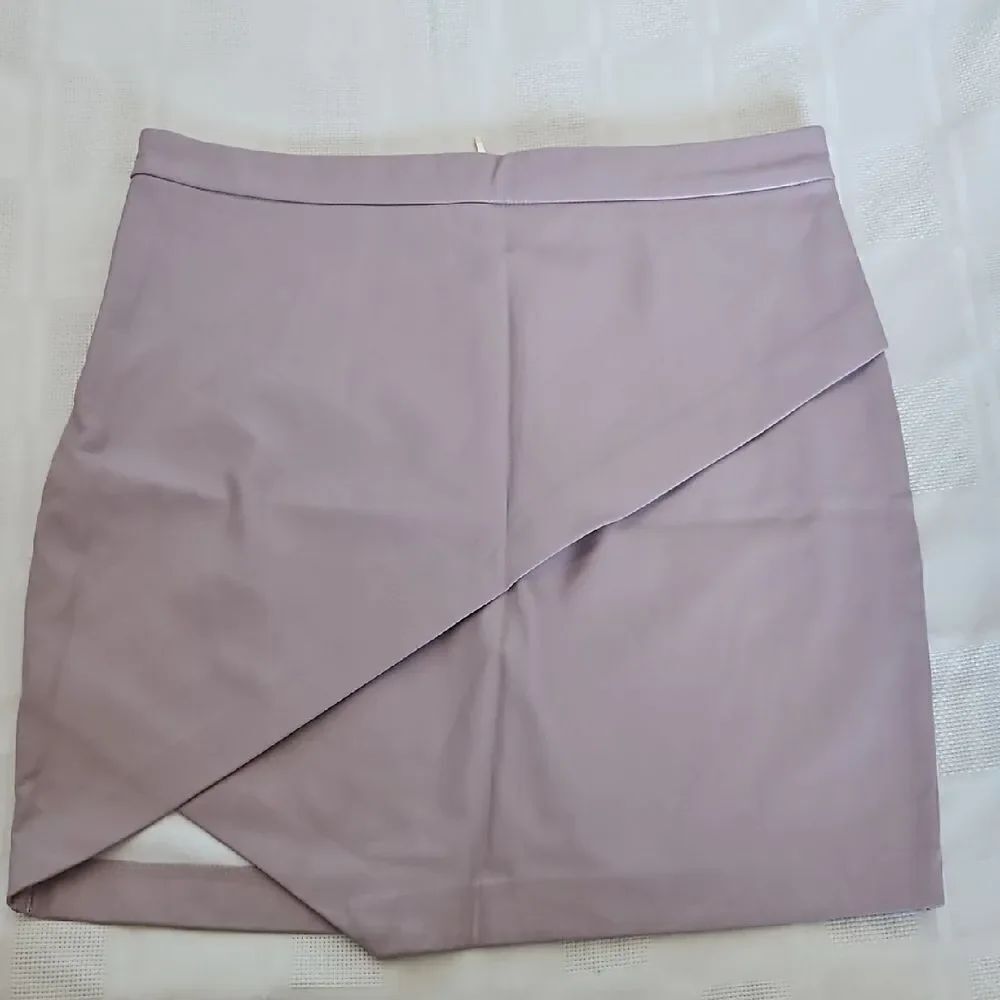 Dynamite Pink Mini Wrap Skirt Asymmetrical Slit